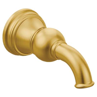 Moen S12105BG- Weymouth Non-Diverter Tub Spout in Brushed Gold