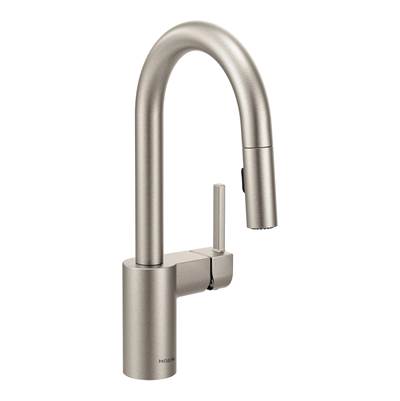 Moen 5965SRS- Align Single Handle Bar Faucet Featuring Reflex in Spot Resist Stainless