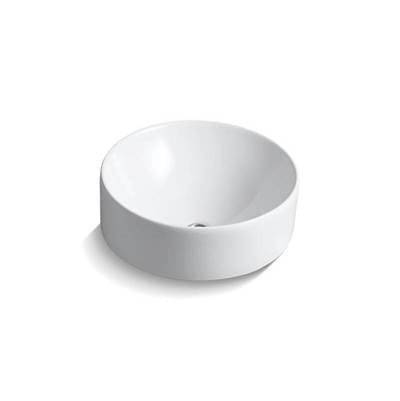 Kohler 14800-0- Vox® Round vessel bathroom sink | FaucetExpress.ca