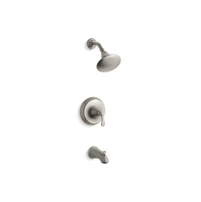 Kohler TS10274-4-BN- Forté® Sculpted Rite-Temp® bath and shower trim with NPT spout and 2.5 gpm showerhead | FaucetExpress.ca