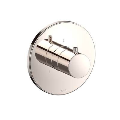Toto TBV01104U#PN- 3Way Div Trim W/O Off,G,Round Polished Nickel | FaucetExpress.ca