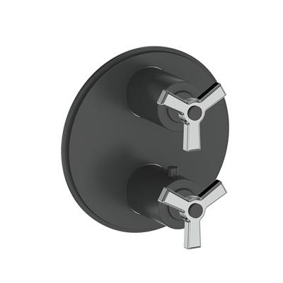 Vogt VT.Z3.320.CB- Zehn 3-Way Thermostatic Valve and Trim Chrome Matte Black