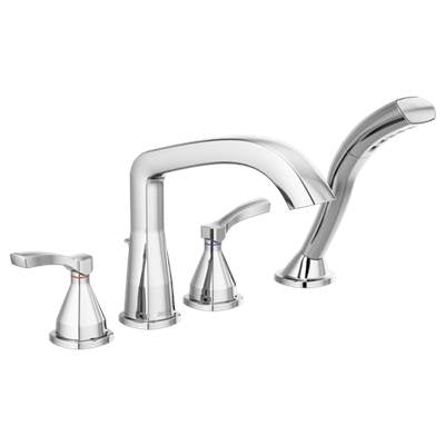 Delta T4776- Four Hole Roman Tub Trim      Shower 2L | FaucetExpress.ca