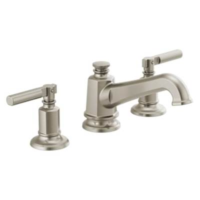 Brizo 65378LF-NKLHP- Invari Widespread Lavatory Faucet With Angled Spout - Less Handles