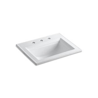 Kohler 2337-8-0- Memoirs® Stately Drop-in bathroom sink with 8'' widespread faucet holes | FaucetExpress.ca