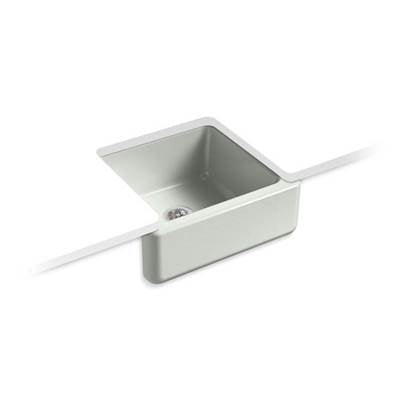 Kohler 5665-FF- Whitehaven® 23-1/2'' x 21-9/16'' x 9-5/8'' Undermount single-bowl farmhouse sink | FaucetExpress.ca