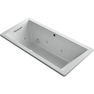 Kohler 1822-XHGH-95- Underscore Rectangle 66-in X 32-in Heated Bubblemassage Air Bath With Whirlpool, Reversible Drain | FaucetExpress.ca