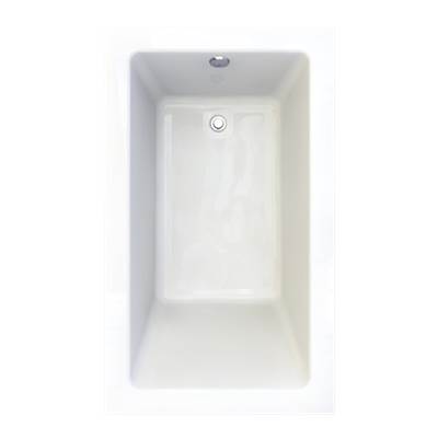 American Standard 2934002-D0.020- Studio 60 X 36-Inch Drop-In Soaking Bathtub With Zero Edge