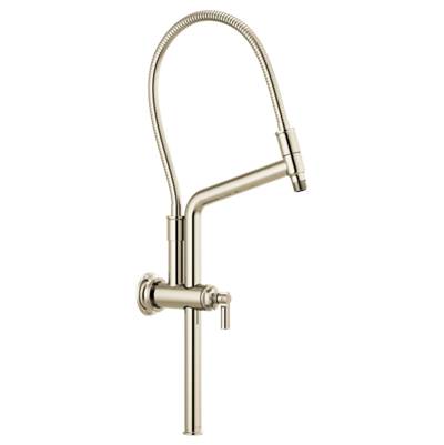 Brizo 81376-PN- Height Adjustable Shower Arm And Flange