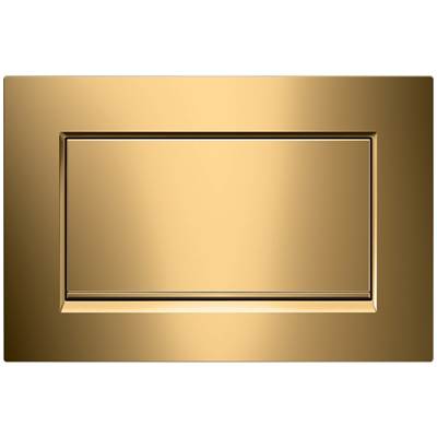 Geberit 115.893.45.1- Geberit actuator plate Sigma30 for stop-and-go flush, screwable: gold-plated | FaucetExpress.ca