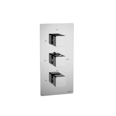 Isenberg 196.4401CP- 3/4" Thermostatic Valve with 2 Volume Controls and Trim - Shared Port Operation | FaucetExpress.ca