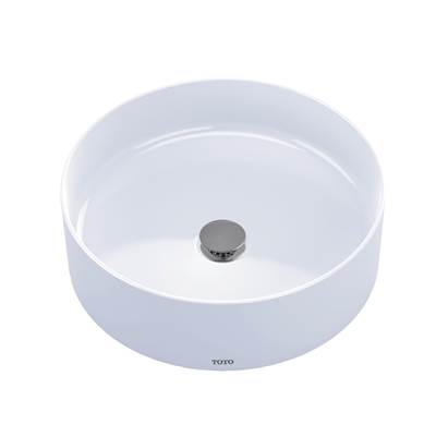 Toto LT573#01- Arvina Round Vessel Lav-16.5'' Cotton | FaucetExpress.ca