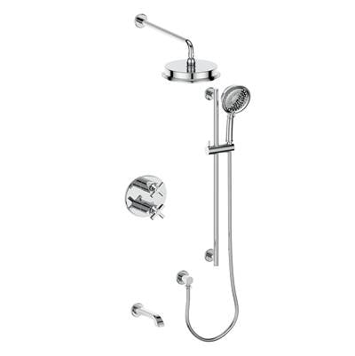 Vogt SET.Z4.320.310.CC- Zehn 3-Way Thermostatic Set Chrome