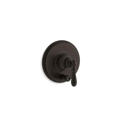 Kohler T72768-9M-2BZ- Artifacts® Rite-Temp(R) pressure-balancing valve trim with push-button diverter and swing lever handle | FaucetExpress.ca