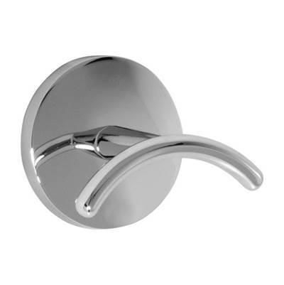 Laloo CR3882I BN- Classics-R Double Hook Inverted - Brushed Nickel | FaucetExpress.ca