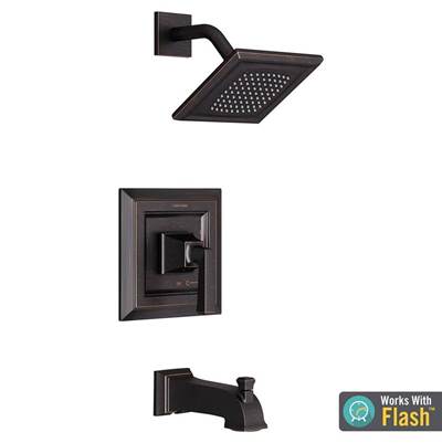 American Standard TU455508.278- Town Square S 1.75 Gpm/6.8 L/Min Tub And Shower Trim Kit With Water-Saving Showerhead, Double Ceramic Pressure Balance Cartridge With Lever Handle