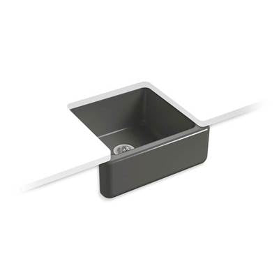 Kohler 5665-58- Whitehaven® 23-1/2'' x 21-9/16'' x 9-5/8'' Undermount single-bowl farmhouse sink | FaucetExpress.ca