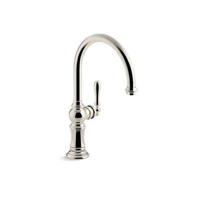 Kohler 99263-SN- Artifacts® single-handle kitchen sink faucet with 14-11/16'' swing spout, Arc spout design | FaucetExpress.ca