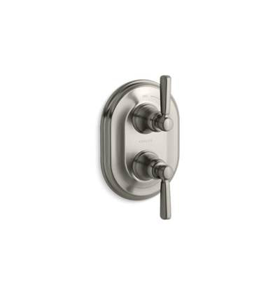 Kohler T10594-4-BN- Bancroft® Stacked valve trim with metal lever handles, requires valve | FaucetExpress.ca