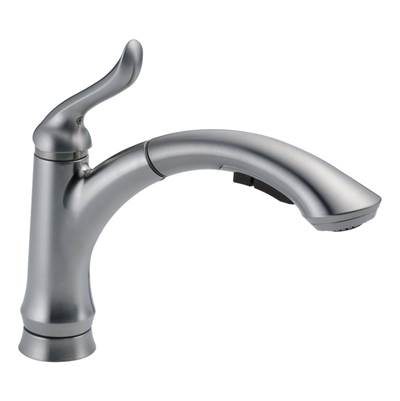 Delta 4353-AR-DST- Delta Linden Single Handle Kitchen Faucet W | FaucetExpress.ca