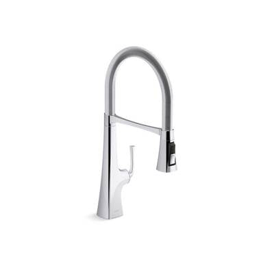 Kohler 22061-CP- Graze Semi-professional kitchen sink faucet with 21-9/16'' spout | FaucetExpress.ca
