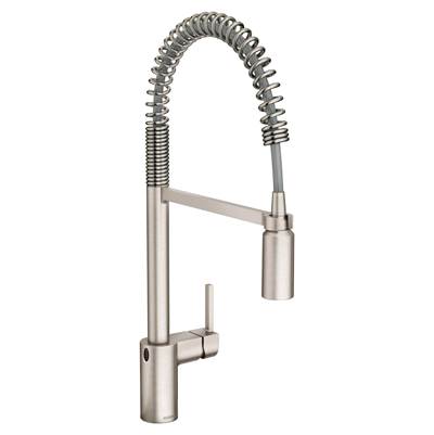 Moen 5923EWSRS- Align Touchless Single-Handle Pull-Down Sprayer Kitchen Faucet with MotionSense Wave in Spot Resist Stainless
