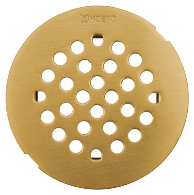 Moen 101663BG- 4-1/4 in. Tub and Shower Drain Cover for 3 in. Opening in Brushed Gold