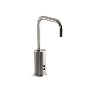 Kohler 13474-VS- Gooseneck Touchless faucet with Insight technology and temperature mixer, AC-powered | FaucetExpress.ca