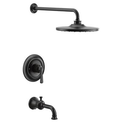 Moen UTS344303BL- Colinet M-CORE 3-Series 1-Handle Tub and Shower Trim Kit in Matte Black (Valve Not Included)