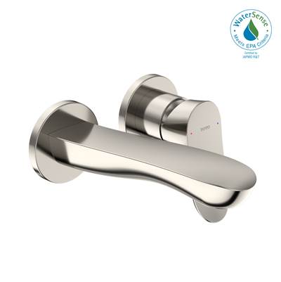 Toto TLG01310U#PN- TOTO GO 1.2 GPM Wall-Mount Single-Handle Bathroom Faucet with COMFORT GLIDE Technology, Polished Nickel | FaucetExpress.ca