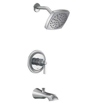 Moen UTS2913EP- Flara M-Core 2-Series Eco Performance 1-Handle Tub And Shower Trim Kit In Chrome (Valve Sold Separately)