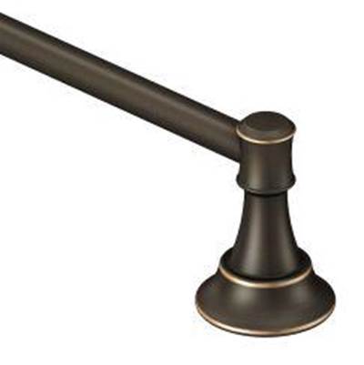 Moen DN7924BRB- Ashville Mediterranean Bronze 24'' Towel Bar