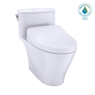 Toto MW6423046CEFGA#01- TOTO WASHLET plus Nexus One-Piece Elongated 1.28 GPF Toilet with Auto Flush S500e Contemporary Bidet Seat, Cotton White | FaucetExpress.ca