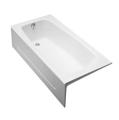 Toto FBY1715LP#01- L-Hand Cast Iron Bathtub 66'' X 32'' X 16-5/16''--Cotton | FaucetExpress.ca