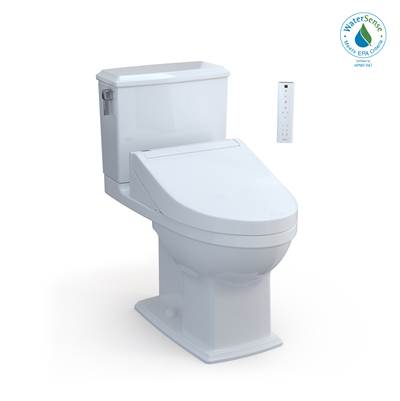 Toto MW4943084CEMFG#01- Toto Washlet+ Connelly Two-Piece Elongated Dual Flush 1.28 And 0.9 Gpf Toilet And Washlet C5 Bidet Seat Cotton White