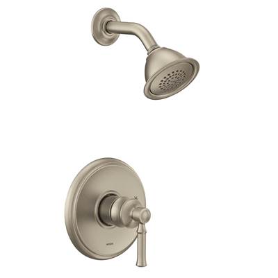 Moen UT2182EPBN- Dartmoor M-Core 2-Series Eco Performance 1-Handle Shower Trim Kit In Brushed Nickel (Valve Sold Separately)