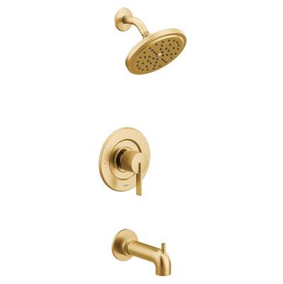 Moen T2263EPBG- Cia Posi-Temp Eco-Performance 1-Handle Tub And Shower Faucet Trim Kit In Brushed Gold (Valve Sold Separately)