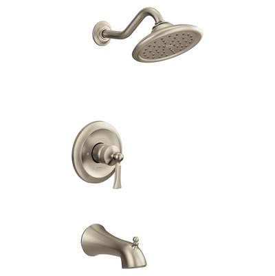 Moen UT35503BN- Wynford M-CORE 3-Series 1-Handle Tub and Shower Trim Kit in Brushed Nickel (Valve Not Included)