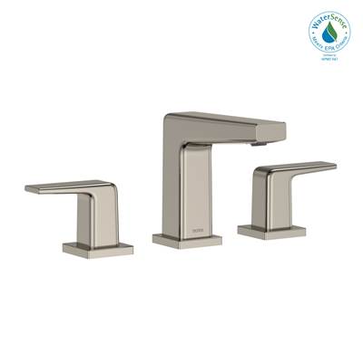 Toto TLG10201U#PN- TOTO GB 1.2 GPM Two Handle Widespread Bathroom Sink Faucet, Polished Nickel - TLG10201U#PN | FaucetExpress.ca