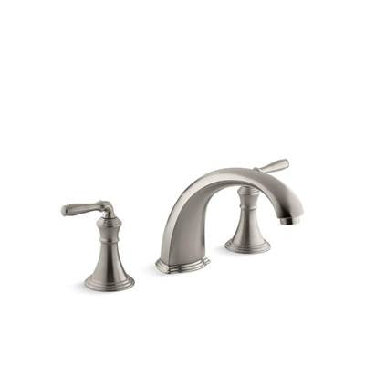 Kohler T398-4-BN- Devonshire® Bath- or deck-mount bath faucet trim with spout and lever handles, valves required | FaucetExpress.ca