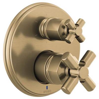Brizo T75P676-GLLHP- Pressure Balance Valve Trim With Integrated 6-Function Diver | FaucetExpress.ca