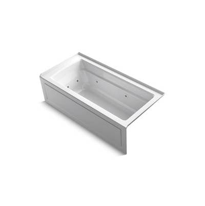 Kohler 1949-RA-0- Archer® 66'' x 32'' integral apron whirlpool with integral flange and right-hand drain | FaucetExpress.ca