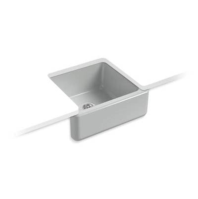 Kohler 5665-95- Whitehaven® 23-1/2'' x 21-9/16'' x 9-5/8'' Undermount single-bowl farmhouse sink | FaucetExpress.ca