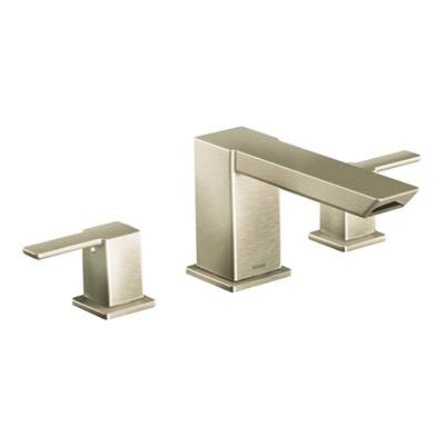 Moen TS903BN- 90 Degree Two-Handle Roman Tub Faucet, Brushed Nickel