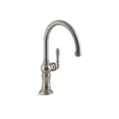 Kohler 99263-VS- Artifacts® single-handle kitchen sink faucet with 14-11/16'' swing spout, Arc spout design | FaucetExpress.ca