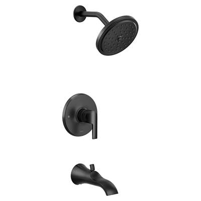 Moen UTS3203BL- Doux M-CORE 3-Series 1-Handle Tub and Shower Trim Kit in Matte Black (Valve Not Included)