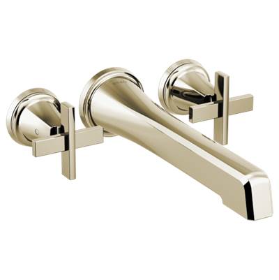 Brizo T70498-PNLHP- Two Handle Wall Mount Tub Filler | FaucetExpress.ca