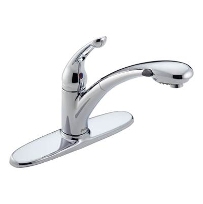 Delta 472-DST- Signature Pull-Out Kitchen Faucet W/Dst | FaucetExpress.ca