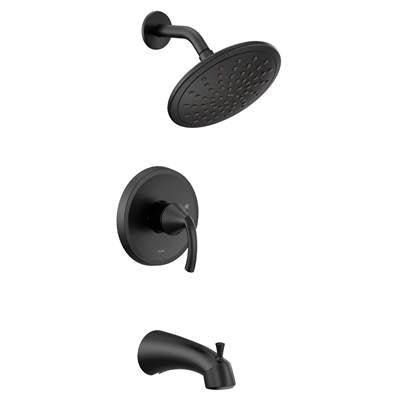 Moen UT2843EPBL- Glyde M-Core 2-Series Eco Performance 1-Handle Tub And Shower Trim Kit In Matte Black (Valve Sold Separately)