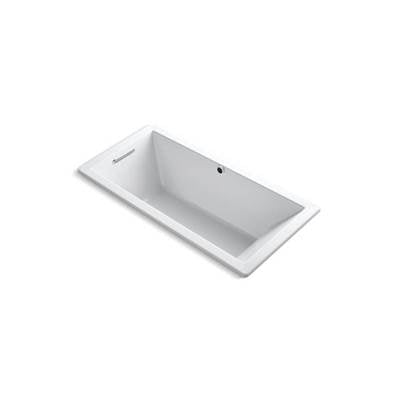 Kohler 1821-W1-0- Underscore® Rectangle 66'' x 32'' drop-in bath with Bask(R) heated surface and end drain | FaucetExpress.ca